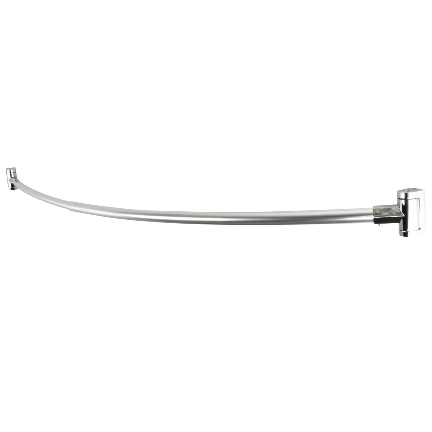 36 in. to 61 in. Curved Shower Rod (Brushed Nickel Finish) - Utility-Sink.com