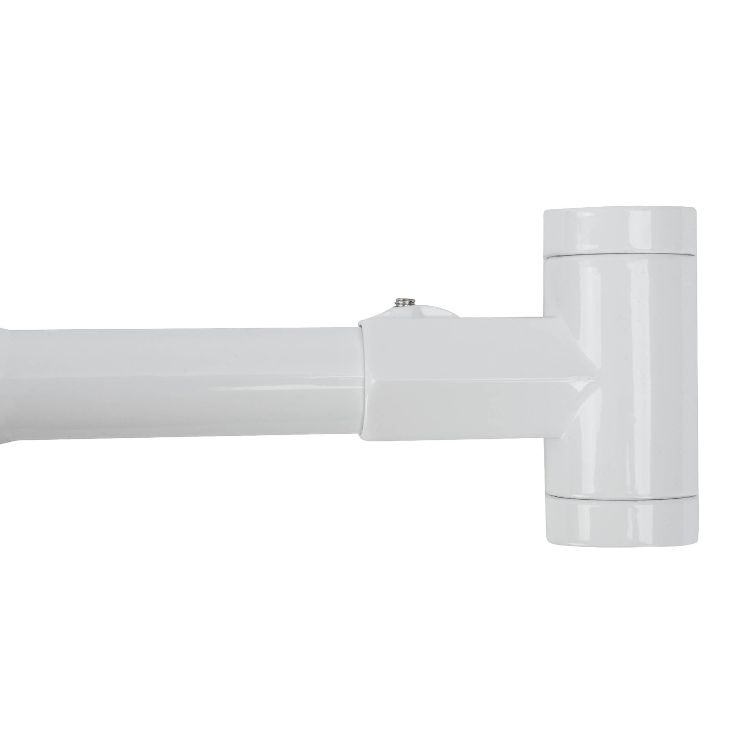36 in. to 61 in. Curved Shower Rod (White Finish) - Utility-Sink.com