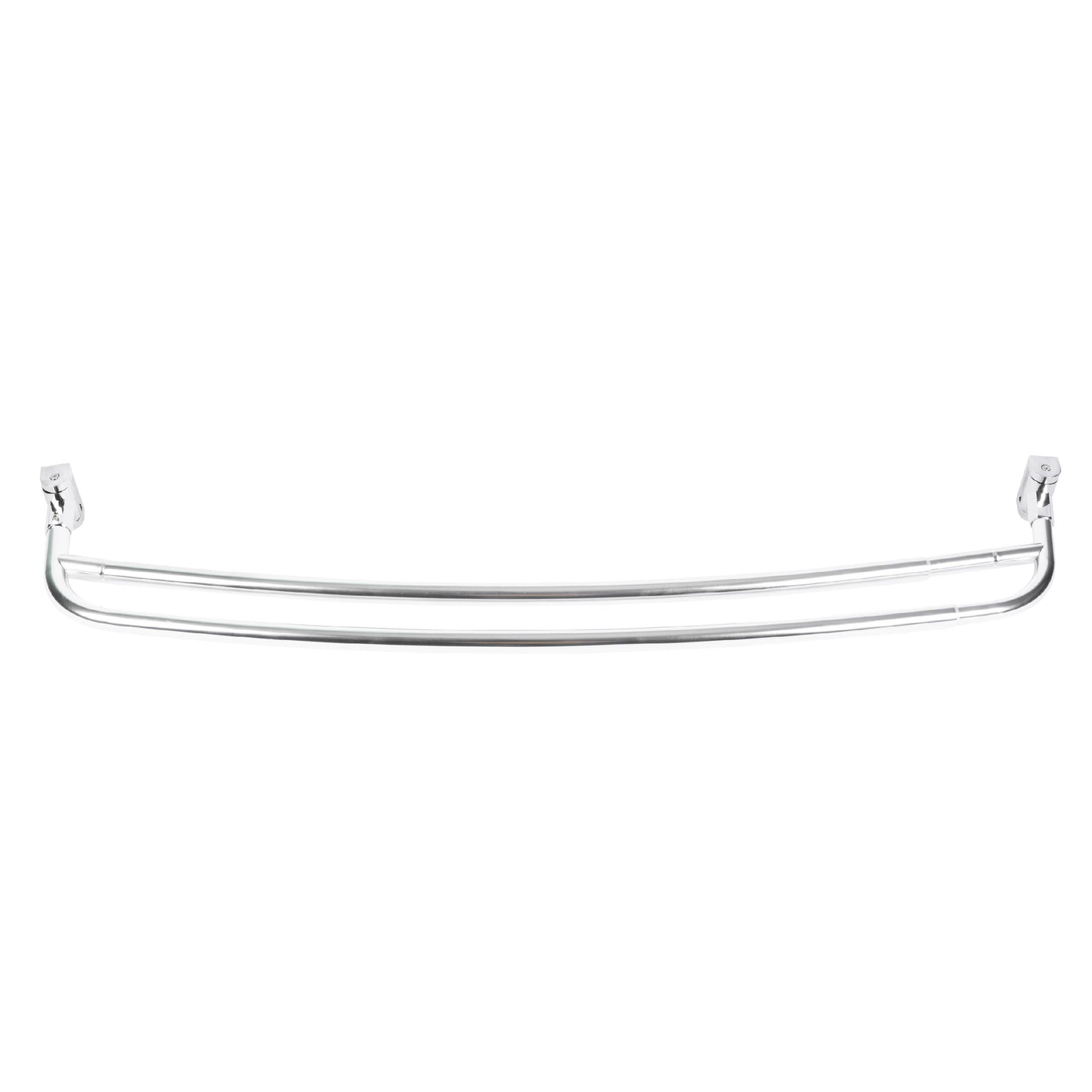 44 in. to 70 in. Double Curved Shower Rod (Chrome Finish) - Utility-Sink.com