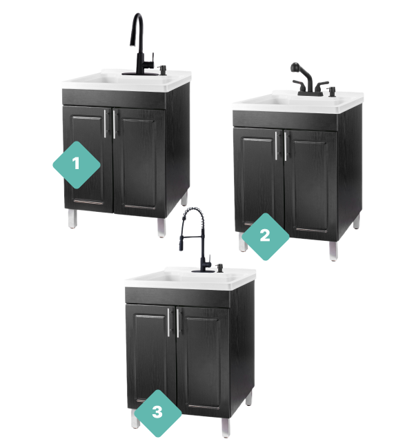 Utility Sink Black Vanities Collection Image