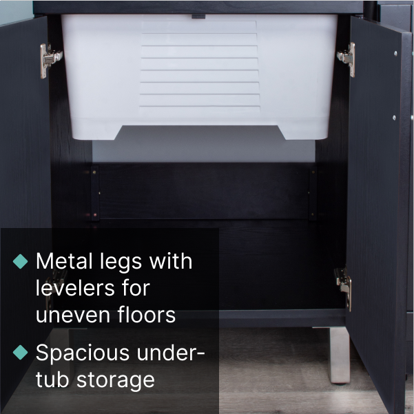 Utility Sink Black Vanity Product Image Grid 2