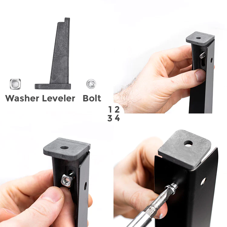 Utility Sink How to install leg levelers Image