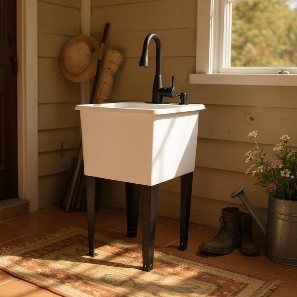 Space Saver Utility Sink