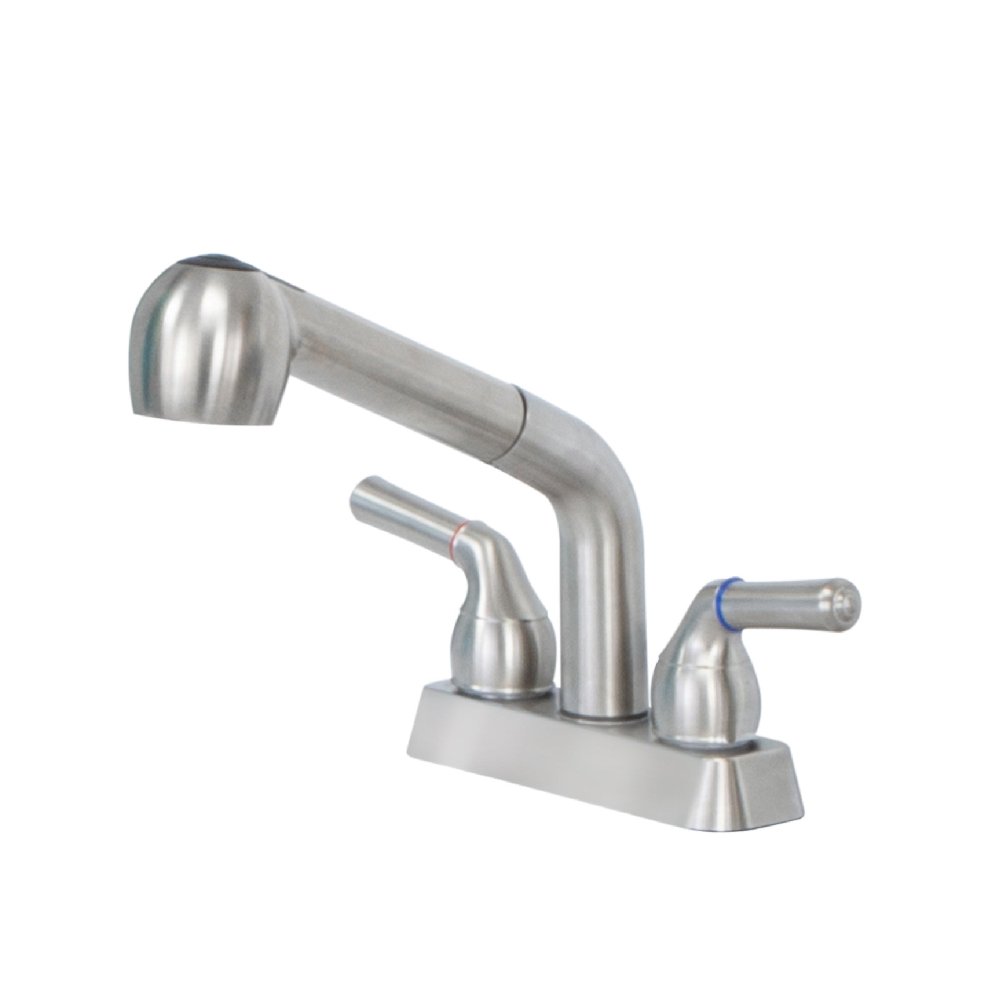 MIAOHUI Matte Black Pull-Out Bathroom Faucet - Single Hole, 3 Spray Modes (Fountain/Stream/Spray)