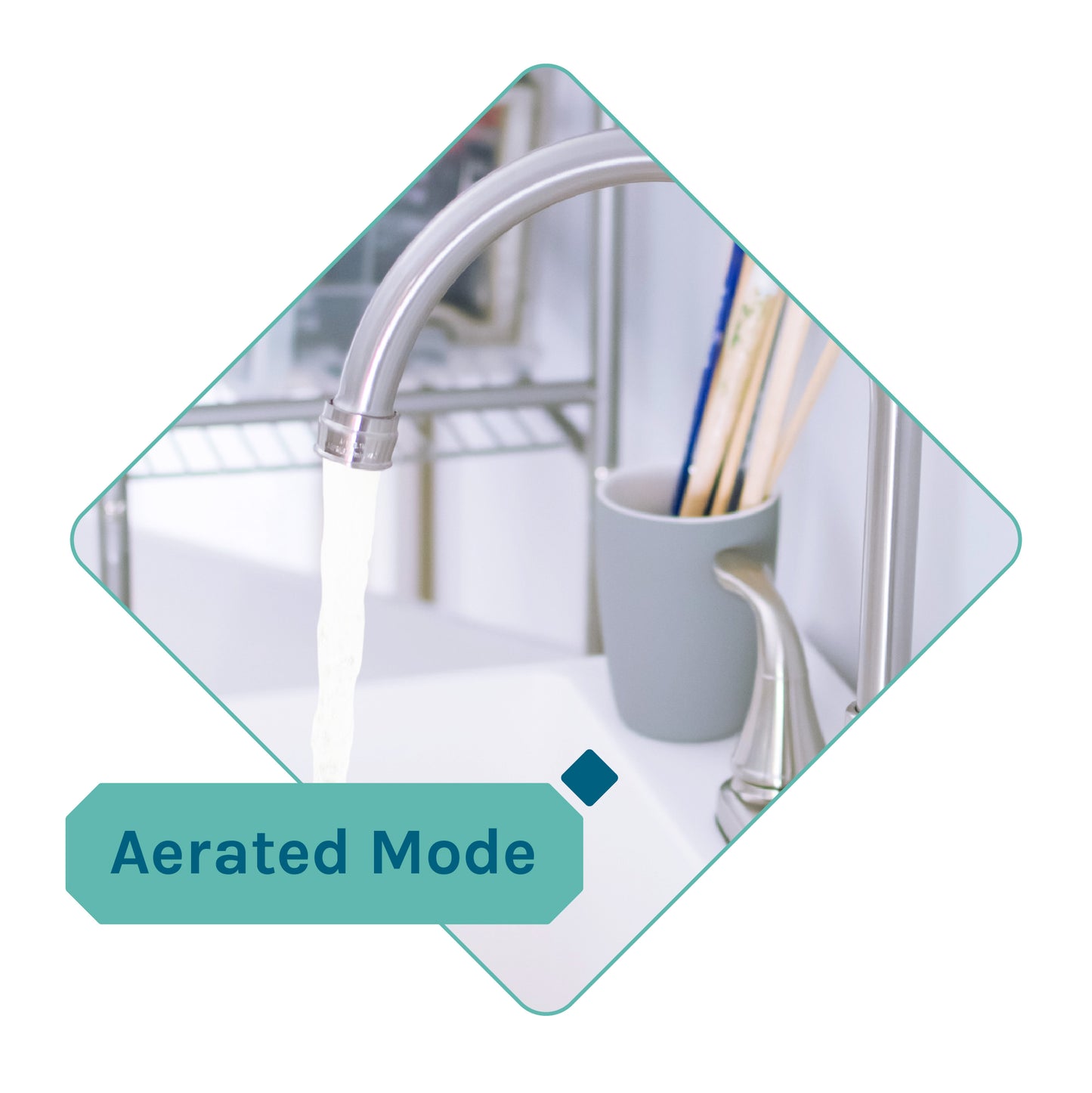 Tehila Standard Freestanding White Utility Sink with Grey Legs and Stainless Steel Finish Wide-set Gooseneck Faucet with Side Sprayer - Utility sinks vanites Tehila