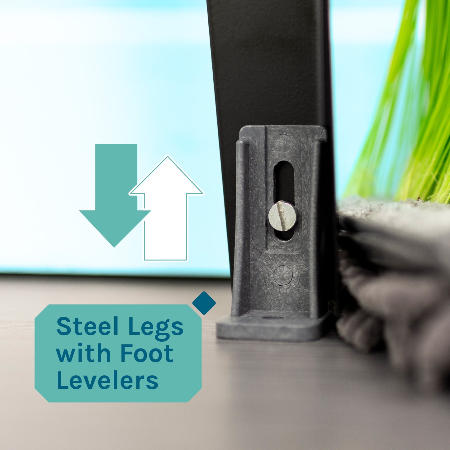 Tehila Standard Freestanding White Utility Sink with Black Finish High-Arc Pull-Down Faucet and Soap Dispenser - Utility sinks vanites Tehila