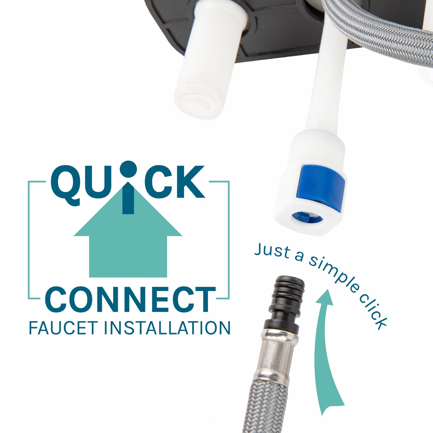 Tehila White Vanity Cabinet and White Utility Sink with Stainless Steel Finish Pull-Out Faucet - Utility sinks vanites Tehila