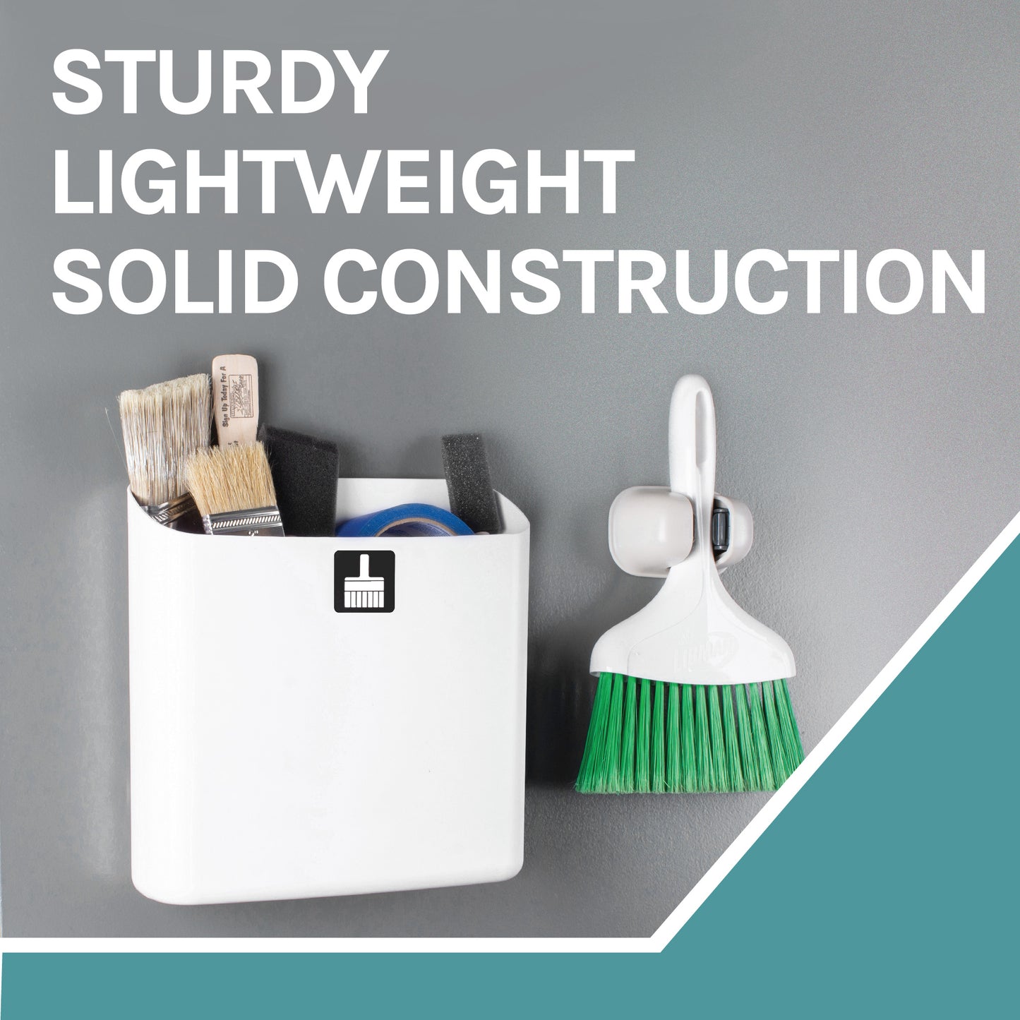 Large Magnetic Lint Bin (White) - Utility sinks vanites Tehila