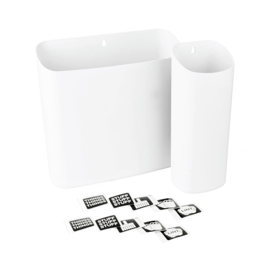 Magnetic Lint Bin Combo Pack (White) - Utility sinks vanites Tehila