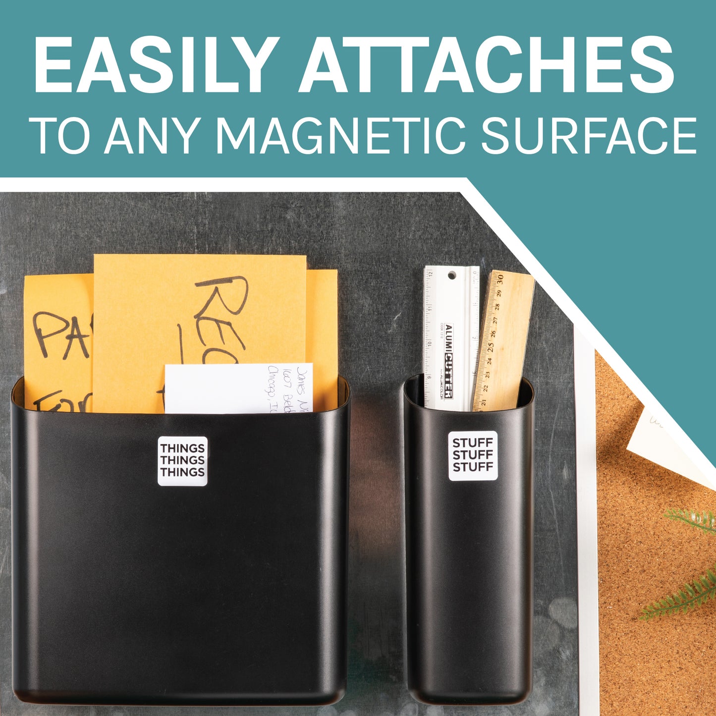 Magnetic Lint Bin Combo Pack (Black) - Utility sinks vanites Tehila