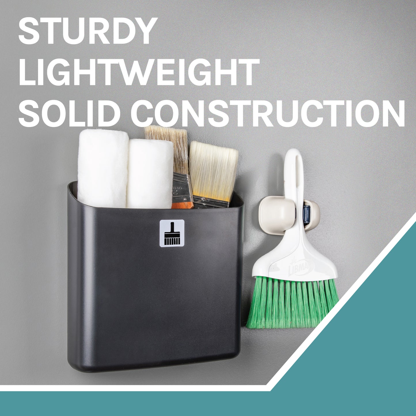 Large Magnetic Lint Bin (Black) - Utility sinks vanites Tehila