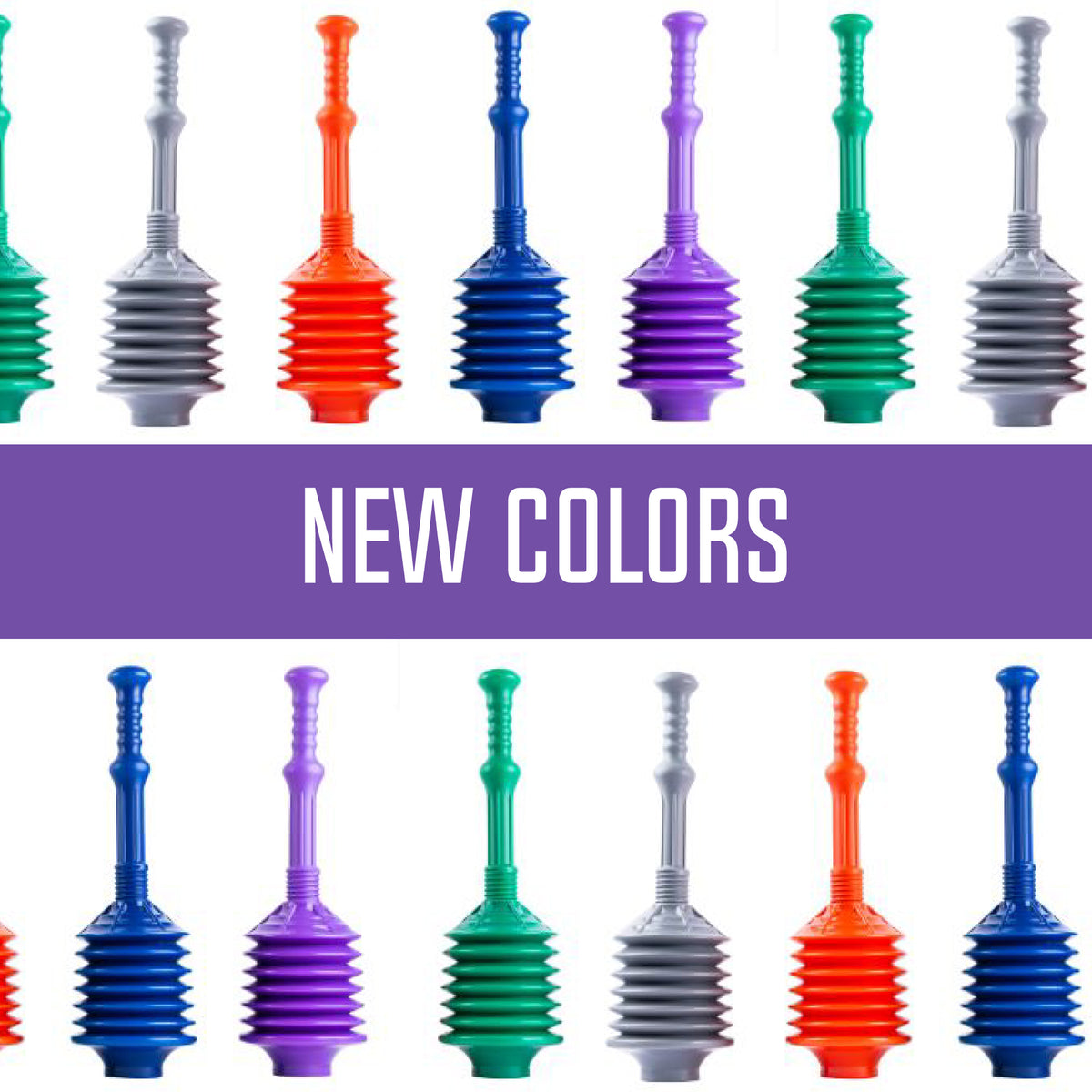 Bellows Accordion Toilet Plunger (Purple) - Utility sinks vanites Tehila
