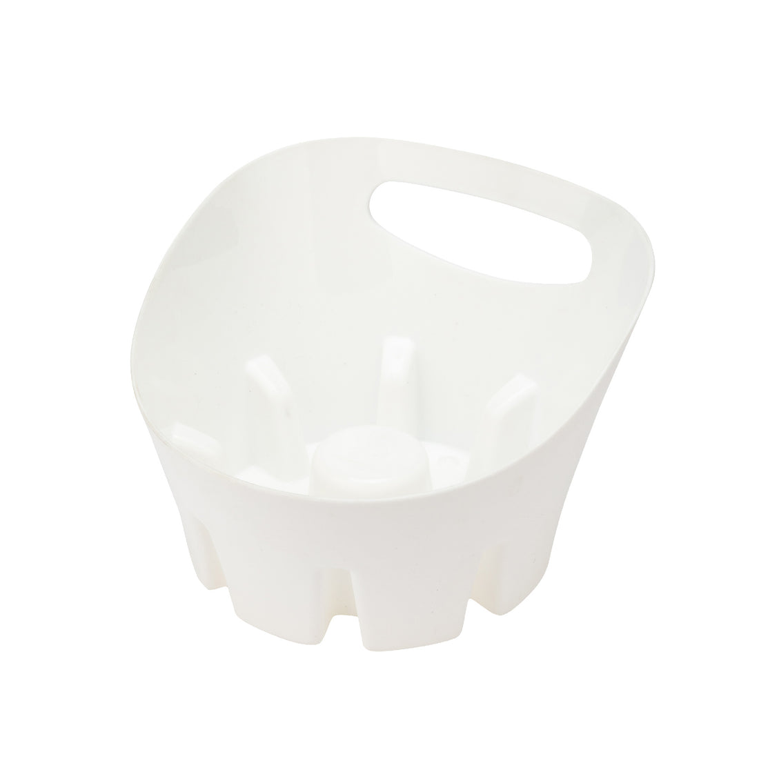 Antimicrobial Universal Drip Tray for Toilet Plunger (White) - Utility sinks vanites Tehila