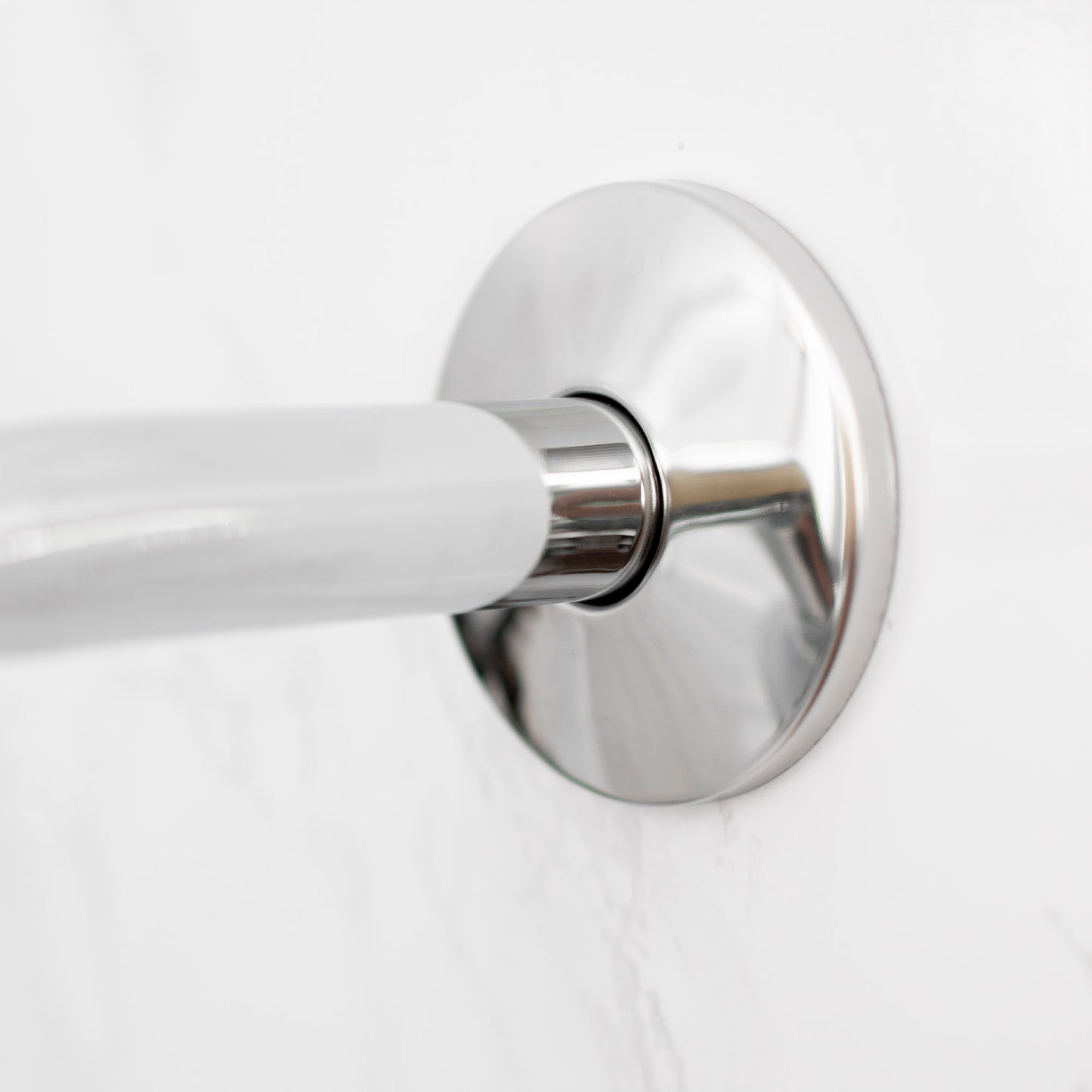 8 in. Stainless Steel Shower Head Extension Arm with Flange (Chrome Finish) - Utility sinks vanites Tehila