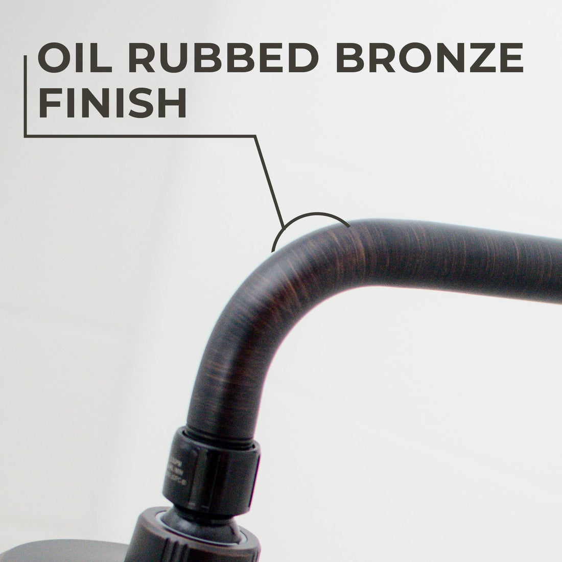 12 in. L-Shaped Shower Head Extension Arm (Oil-Rubbed Bronze Finish) - Utility sinks vanites Tehila