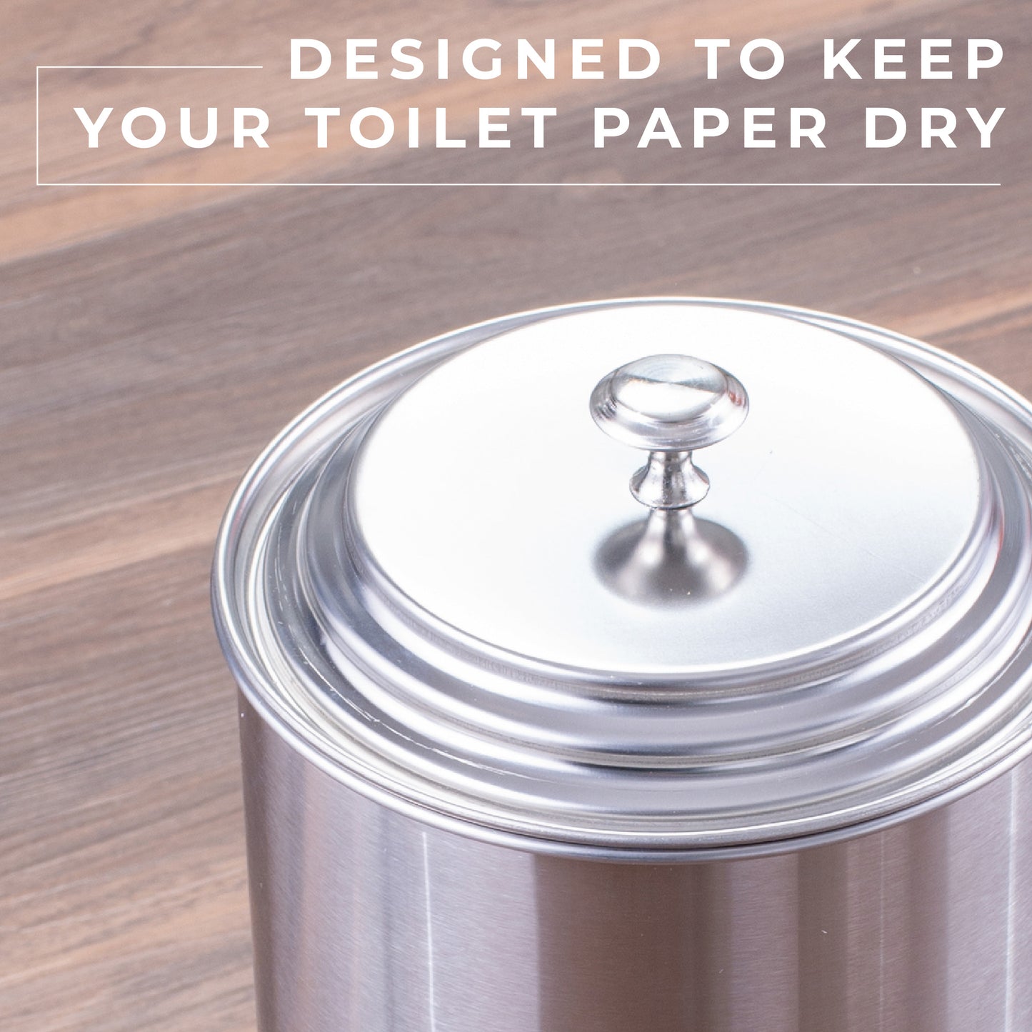 Freestanding Extra Large Toilet Paper Holder  (Stainless Steel Finish) - Utility sinks vanites Tehila