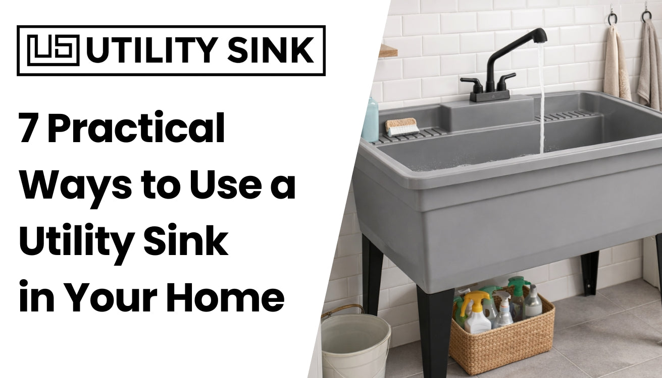 7 Practical Ways to Use a Utility Sink in Your Home – Utility-Sink.com