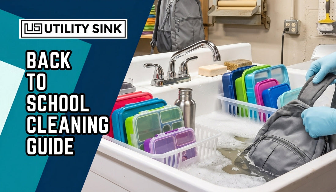 Back to School Cleaning Guide: How a Utility Sink Handles School Season Messes