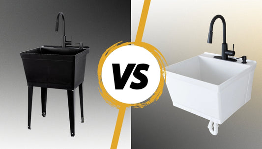Freestanding vs Wall-Mounted vs Cabinet Utility Sinks