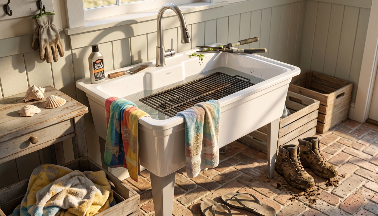 Summer Cleaning Checklist: How a Utility Sink Saves Your Season