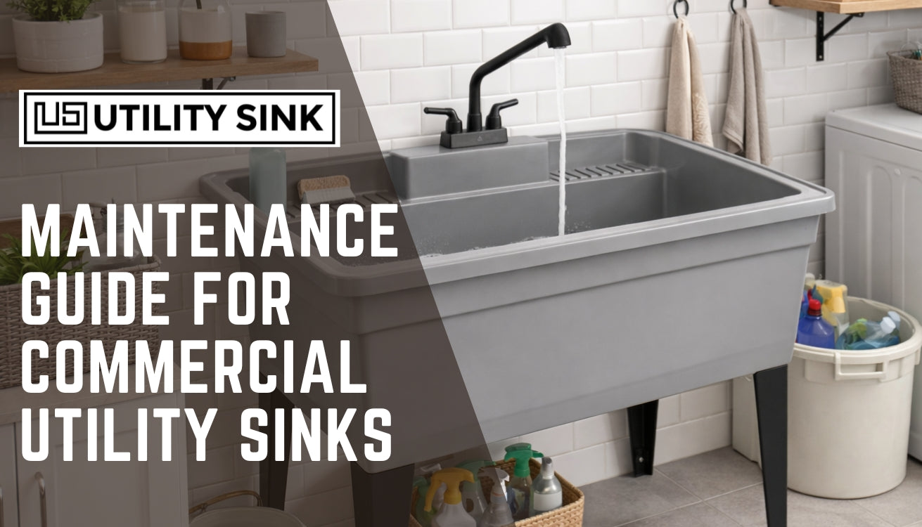 Maintenance Guide for Commercial Utility Sinks