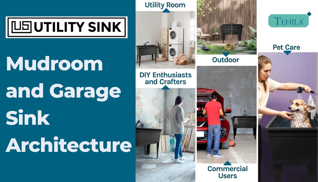 Mudroom and Garage Sink Architecture