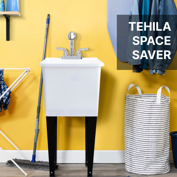 Tehila Space Saver Utility Sinks