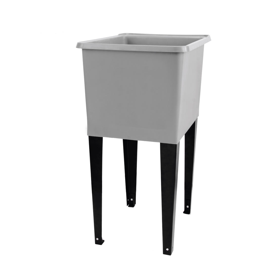 Tehila Space Saver Freestanding Grey Utility Sink - Utility-Sink.com