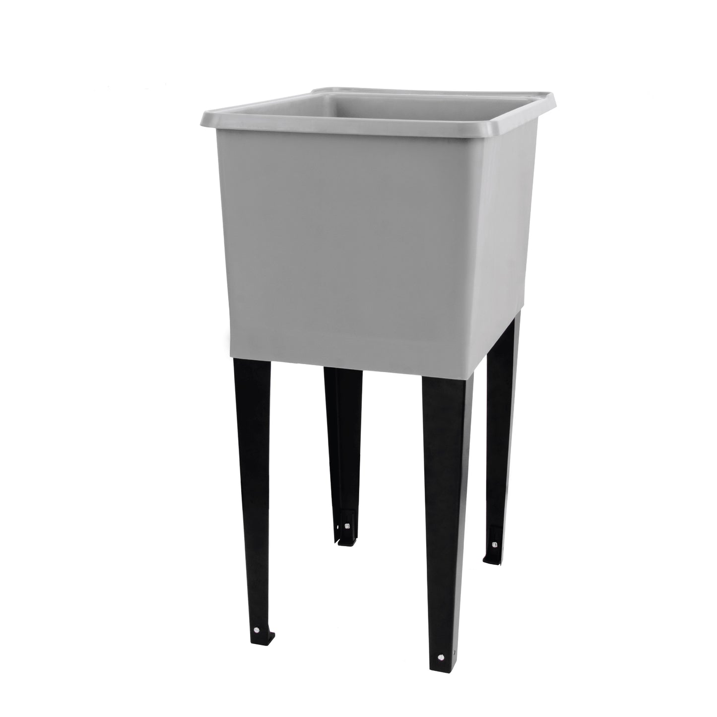 Tehila Space Saver Freestanding Grey Utility Sink - Utility-Sink.com