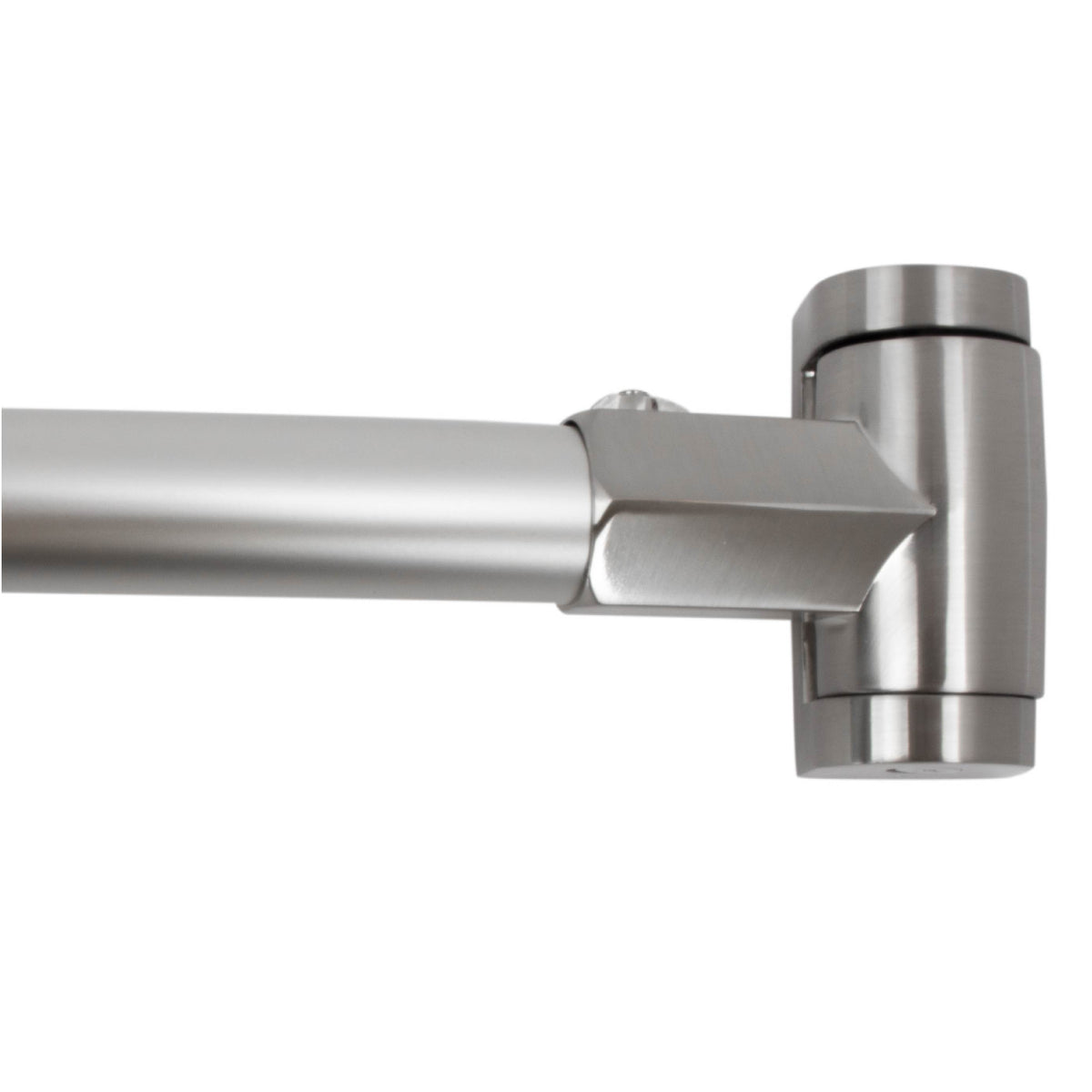 36 in. to 61 in. Curved Shower Rod (Brushed Nickel Finish) - Utility-Sink.com