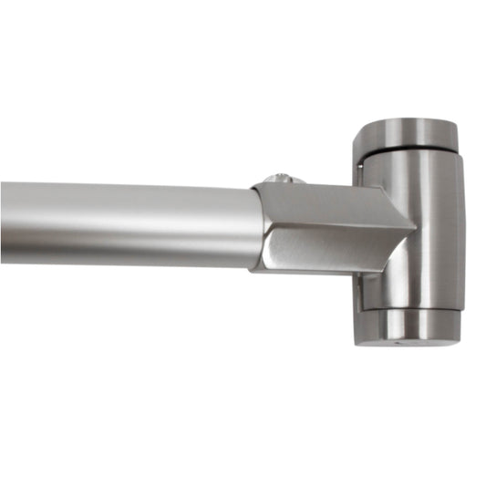 36 in. to 61 in. Curved Shower Rod (Brushed Nickel Finish) - Utility-Sink.com