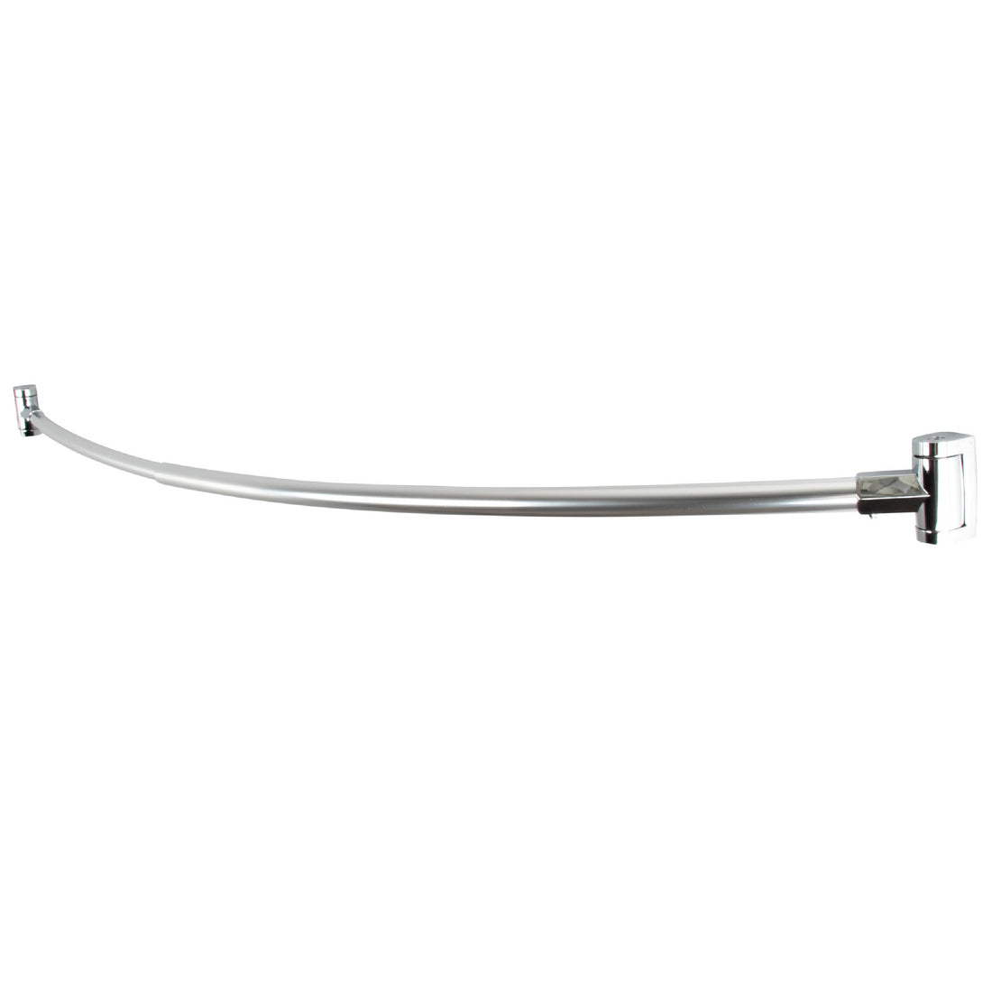 36 in. to 61 in. Curved Shower Rod (Brushed Nickel Finish) - Utility-Sink.com