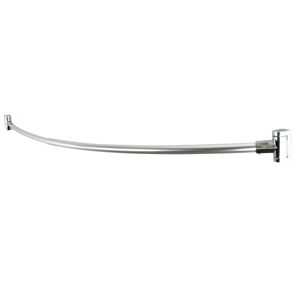 36 in. to 61 in. Curved Shower Rod (Brushed Nickel Finish) - Utility-Sink.com