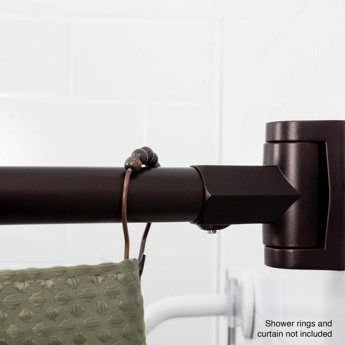 36 in. to 61 in. Curved Shower Rod (Oil-Rubbed Bronze Finish) - Utility-Sink.com