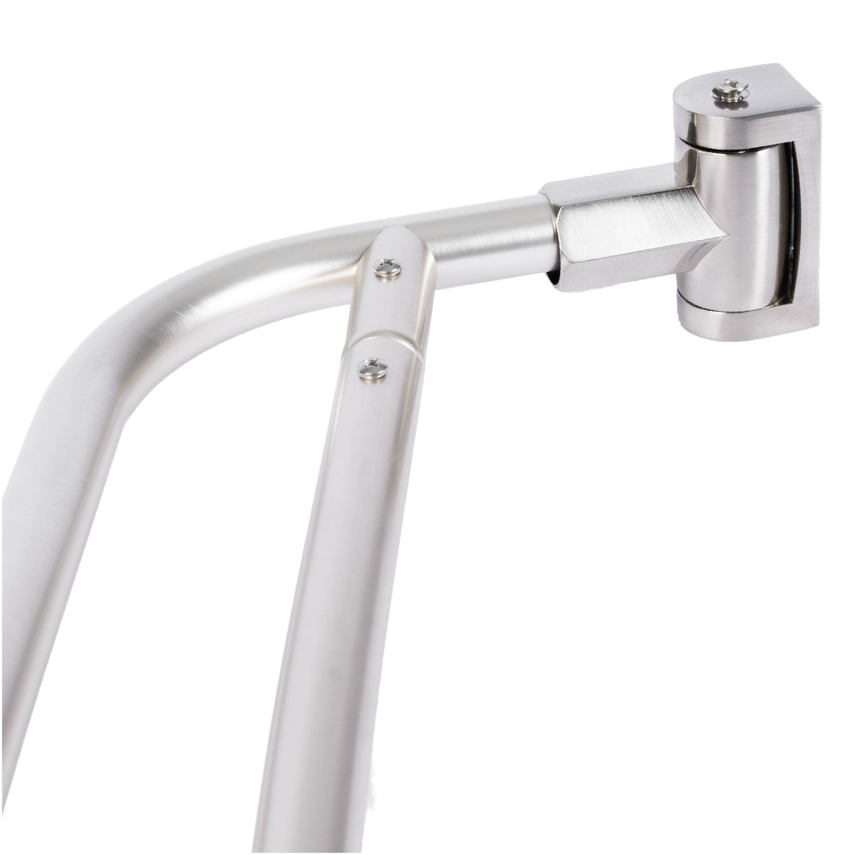 44 in. to 70 in. Double Curved Shower Rod (Brushed Nickel Finish) - Utility-Sink.com
