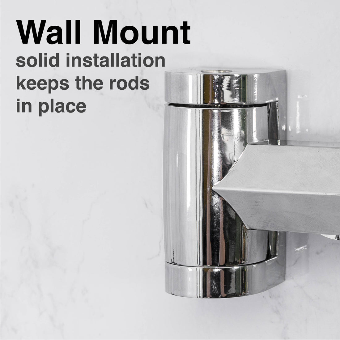 44 in. to 70 in. Double Curved Shower Rod (Chrome Finish) - Utility-Sink.com