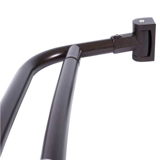 44 in. to 70 in. Double Curved Shower Rod (Oil-Rubbed Bronze Finish) - Utility-Sink.com