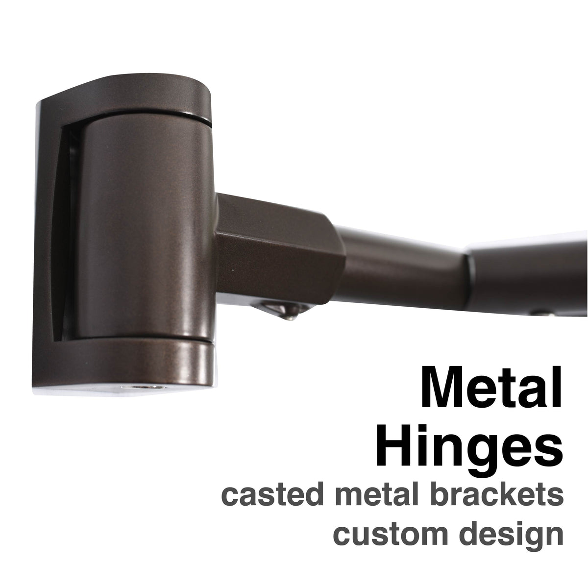 44 in. to 70 in. Double Curved Shower Rod (Oil-Rubbed Bronze Finish) - Utility-Sink.com