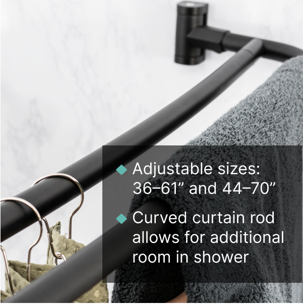 Utility Sink Adjustable Shower Rod Product Image Grid 2