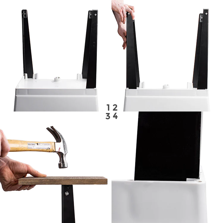 Utility Sink How to Install Sink Legs Image