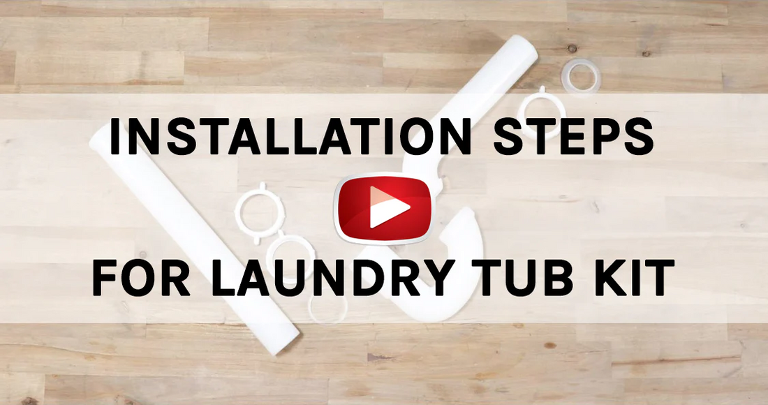 Utility Sink Video Cover for Laundry Tub Kit