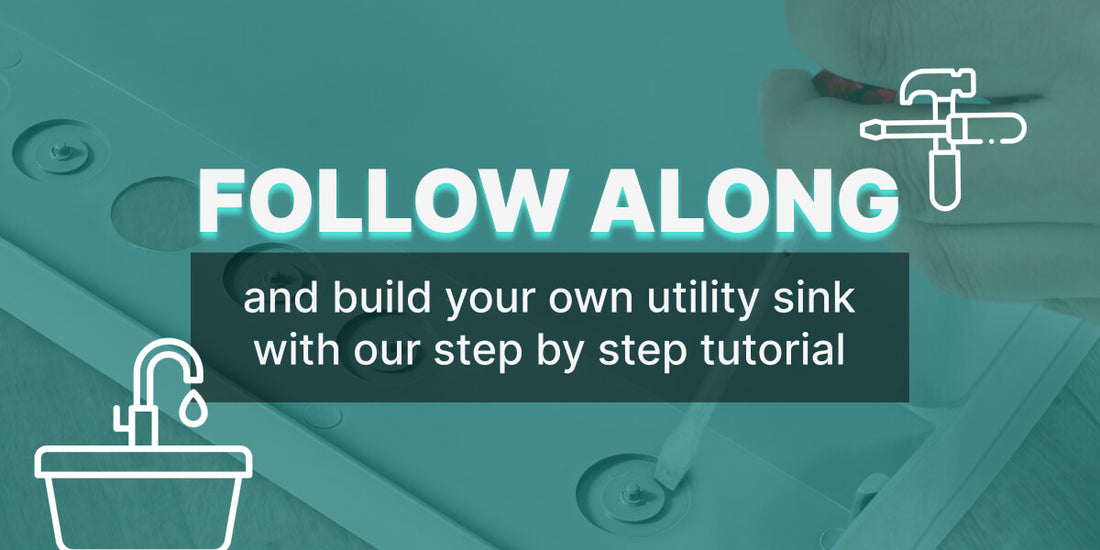 Utility Sinks Follow Along and Build your Own Utility Sink with our Step by Step Tutorial