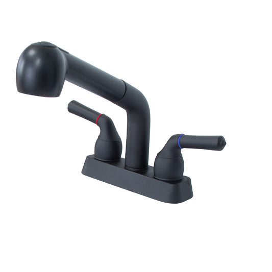 Tehila Black Finish Pull-Out Faucet - Utility sinks vanites Tehila