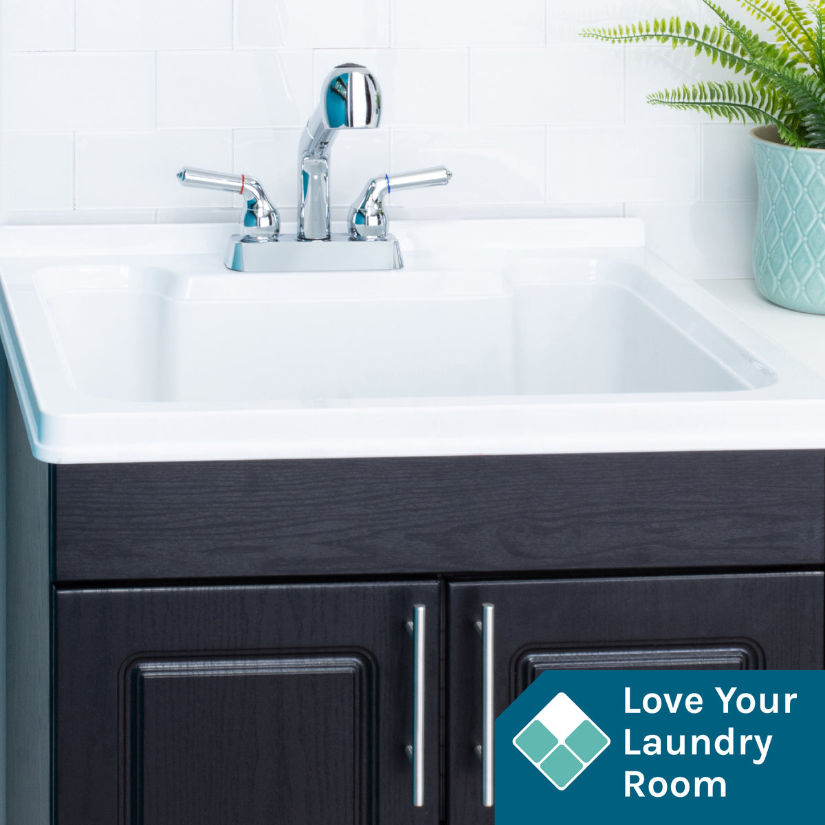 Tehila Chrome Finish Pull-Out Faucet - Utility sinks vanites Tehila