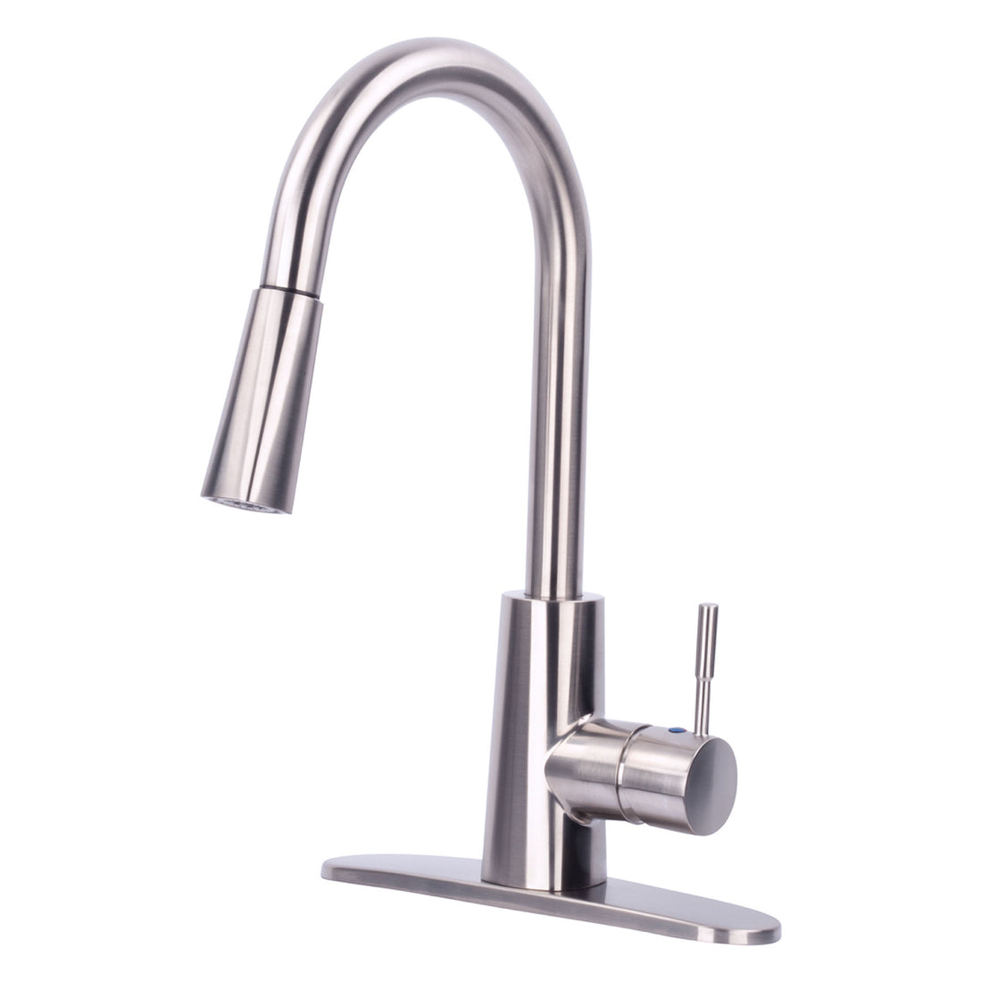 Tehila Stainless Steel Finish High-Arc Pull-Down Faucet - Utility sinks vanites Tehila