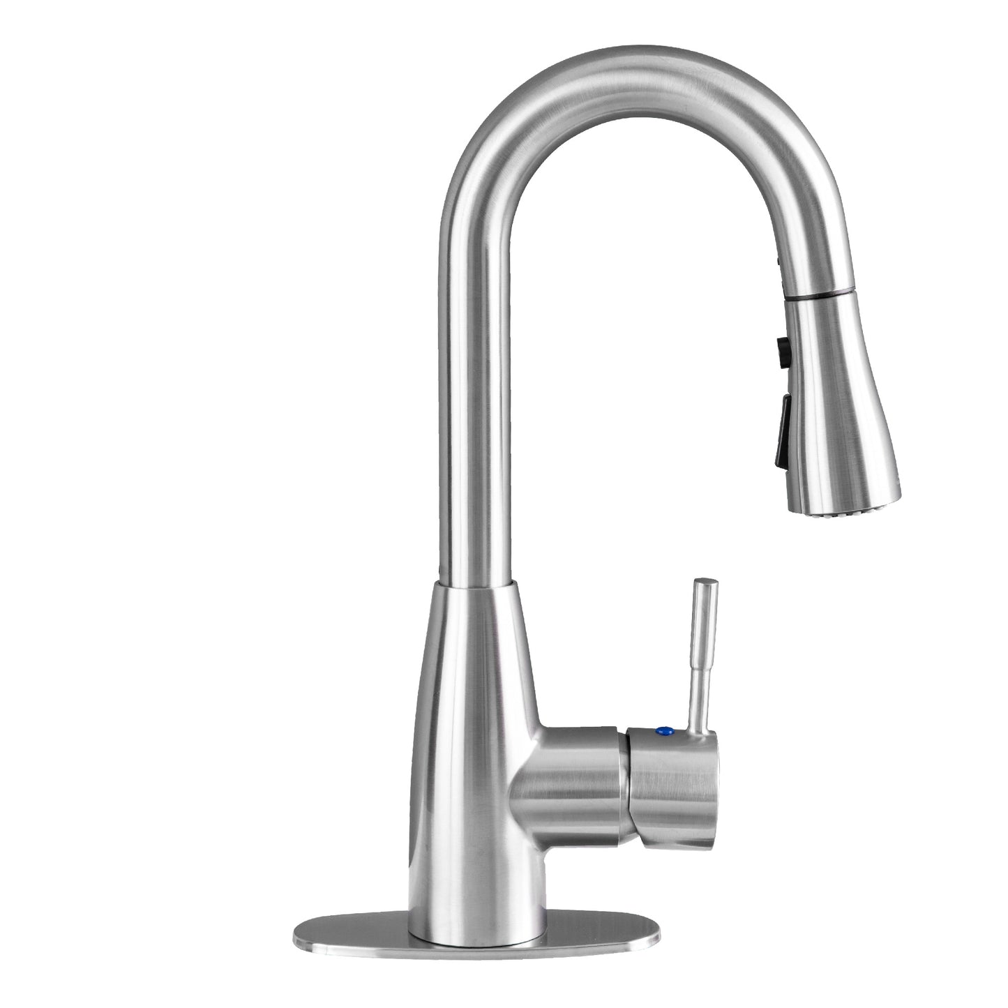 Tehila Stainless Steel Finish Low Profile Pull-Down Faucet - Utility sinks vanites Tehila