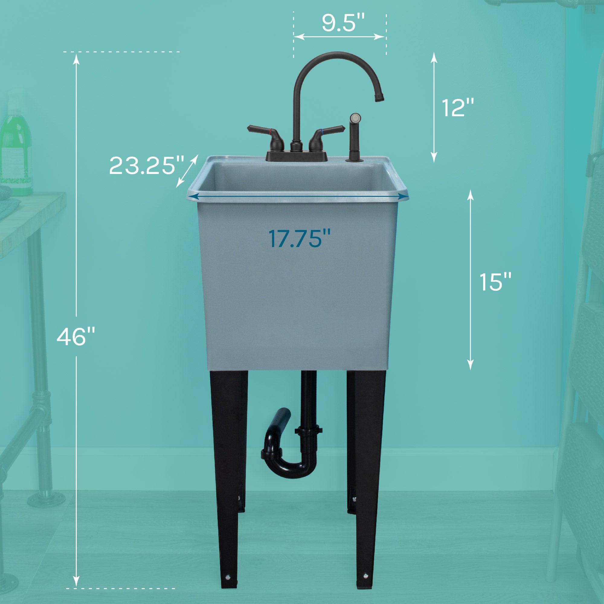 ¾ in. Garden Hose Connector Attachment for Utility Sinks