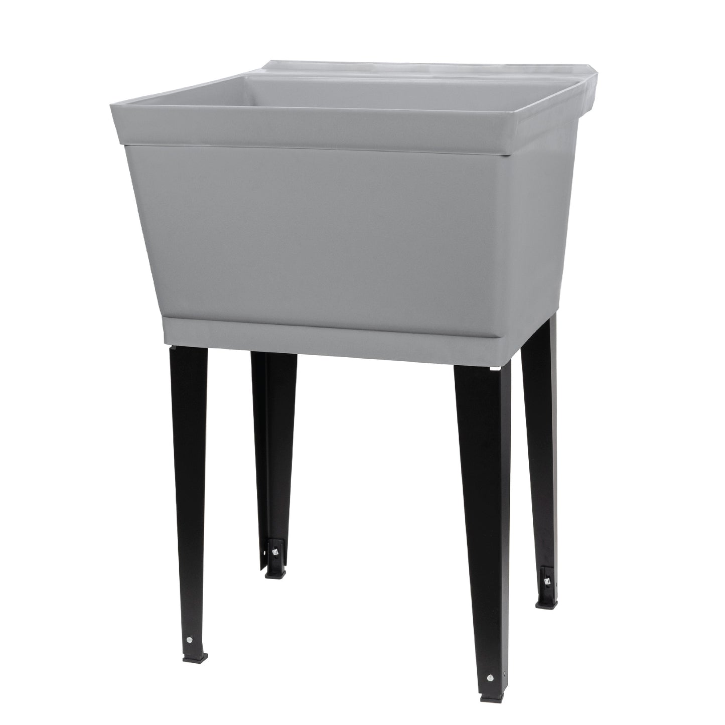 Grey Standard Utility Sink in white canvas/background
