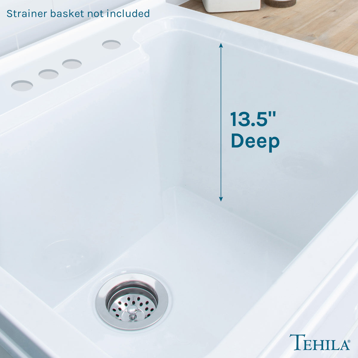 Tehila Utility Sink Depth