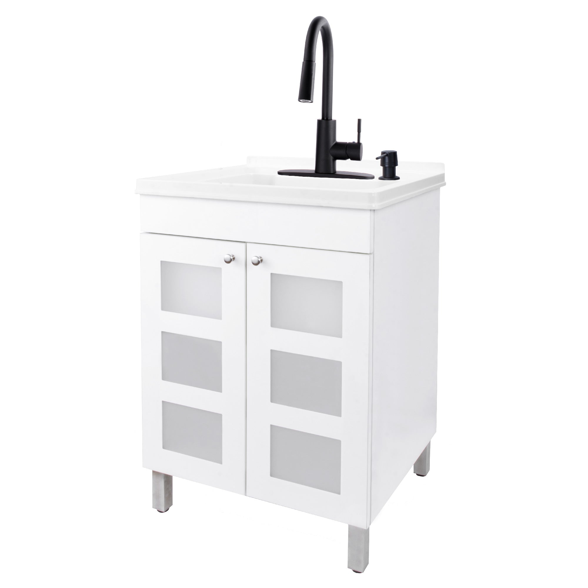 Utility Sink With Cabinet Base